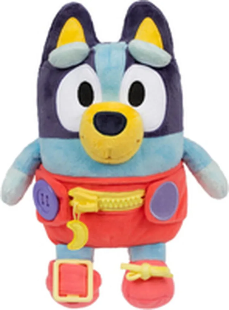 Peluche Bluey résistante en plastique - Finis les jouets déchirés