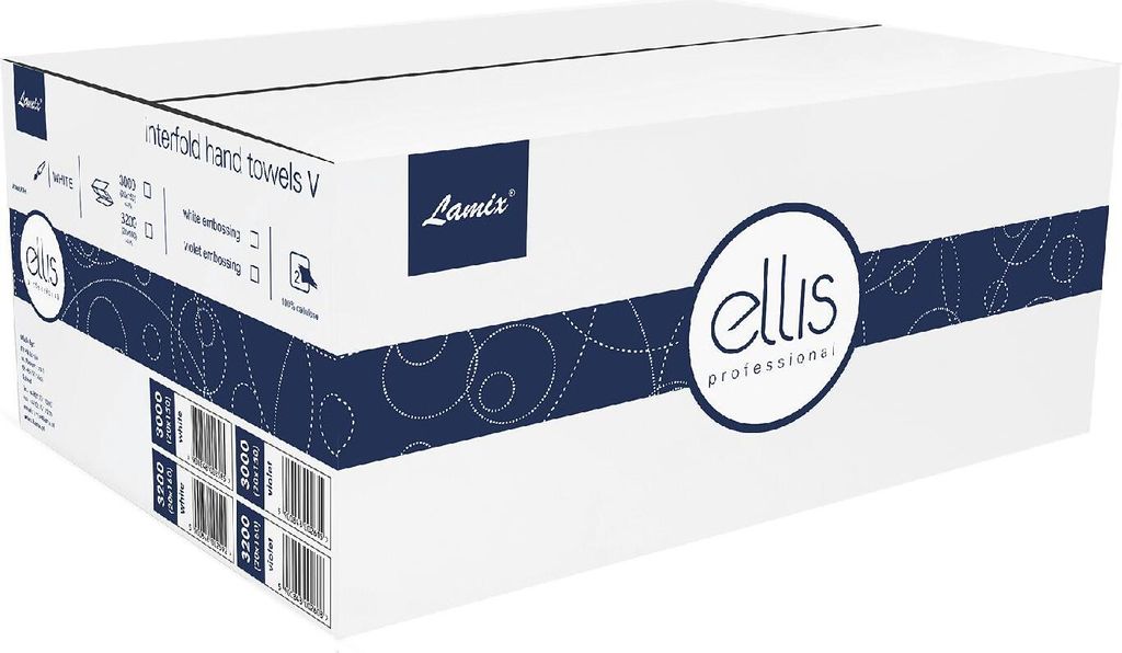 Heemann Handtuchpapier 2-lagig weiß Premium 24x21cm 3200 Blatt ZZ (Pap.346)