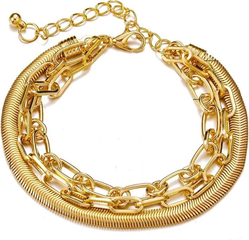 Stylisches Addison Armband in Gold – für empfindliche Haut KP26912
