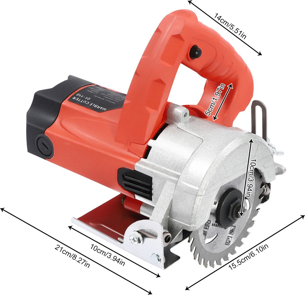 Elektrische Steintrennmaschine Tragbare Fliesenschneider Handkeissäge, Kreissägen 13000r/min