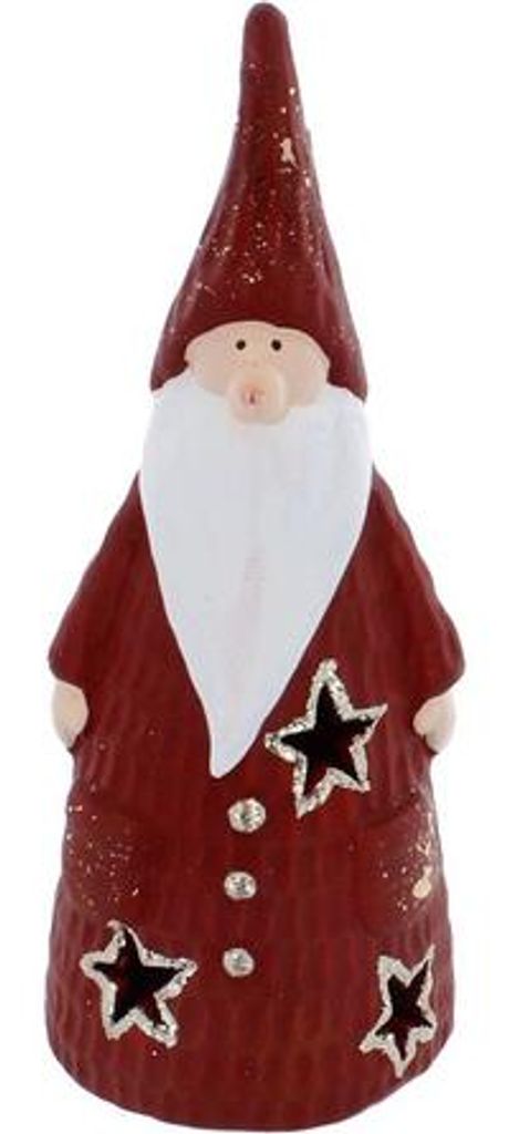 LED Weihnachtsmann - rot - ca. 8 x 7,5 x 20 cm
