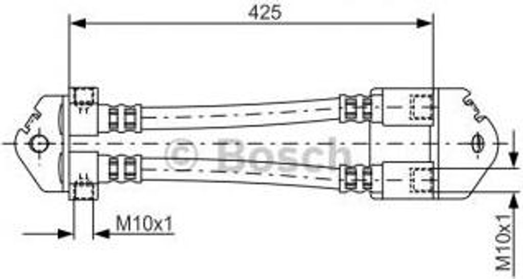 Bosch Bremsschlauch 1 987 481 073