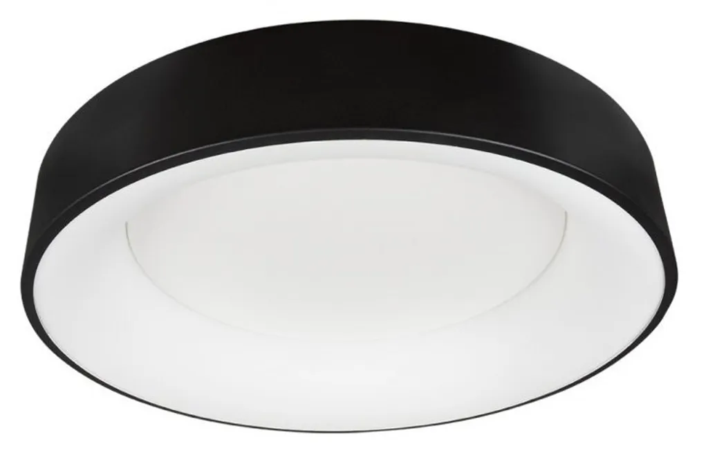 Plafonnier Sovana 45cm Noir CCT AZ3434 Azzardo pour intérieur chic