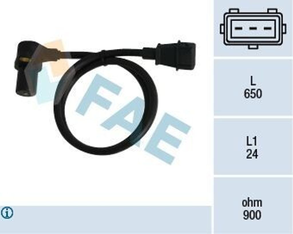 FAE 79057 Kurbelwellensensor Impulsgeber für FIAT Uno Schrägheck (146)