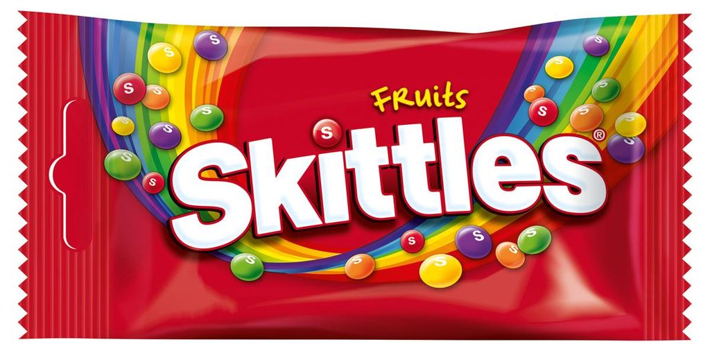 Skittles Fruits sáček žvýkacích dražé v křupavé cukrové Obrázek produktu 