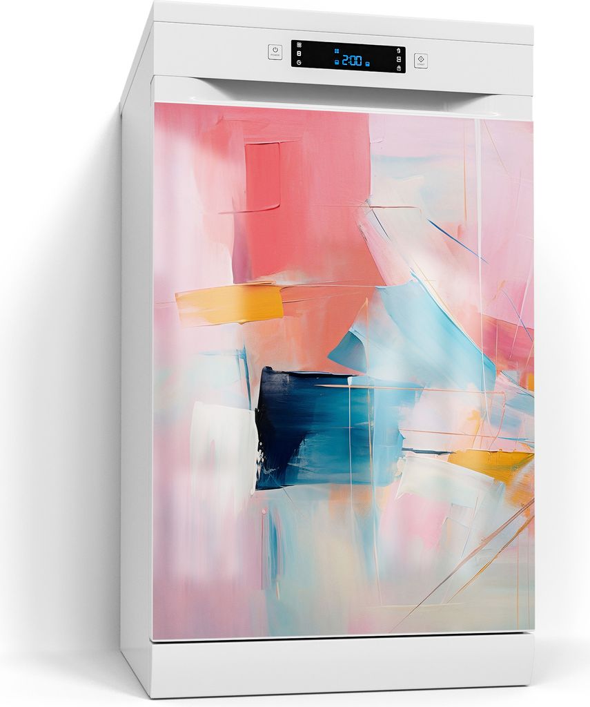 DEQORI Magnetmatte Spülmaschine Standard 60x80 cm 'Choreografie der Farben' Magnetfolie