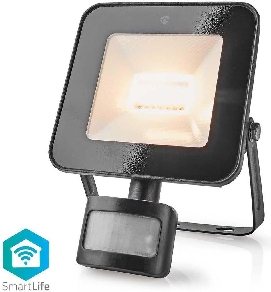 NEDIS Flutlicht WLAN 1500lm 20W ws 3000-6500K Alu Andr/iOS Immagine del prodotto 