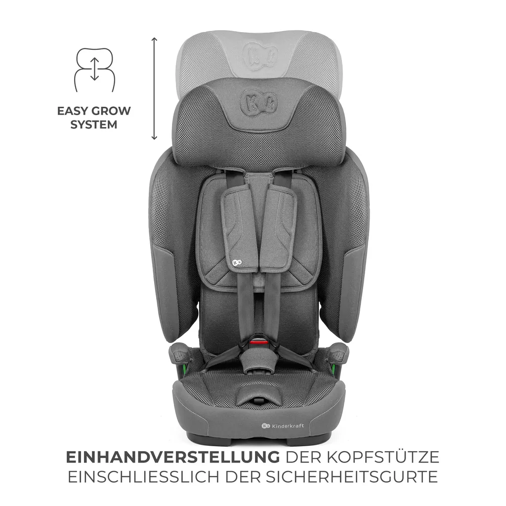 Siège auto sécurisé Kinderkraft Fix2Go i-Size anti-erreur gris - 18