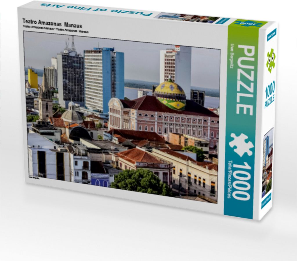CALVENDO Puzzle Teatro Amazonas Manaus | 1000 Teile Lege-Größe 64x48cm Foto-Puzzle für glückliche Stunden
