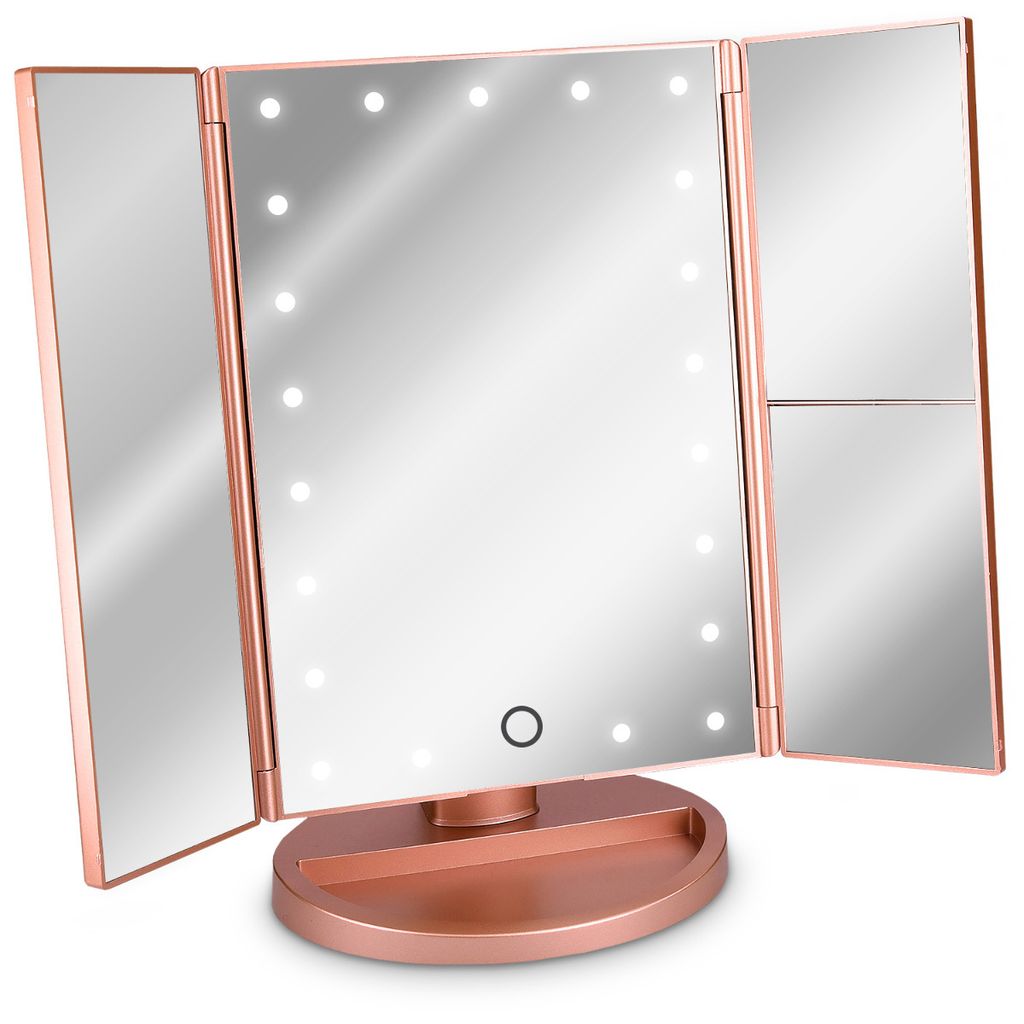 Navaris LED Kosmetikspiegel faltbarer