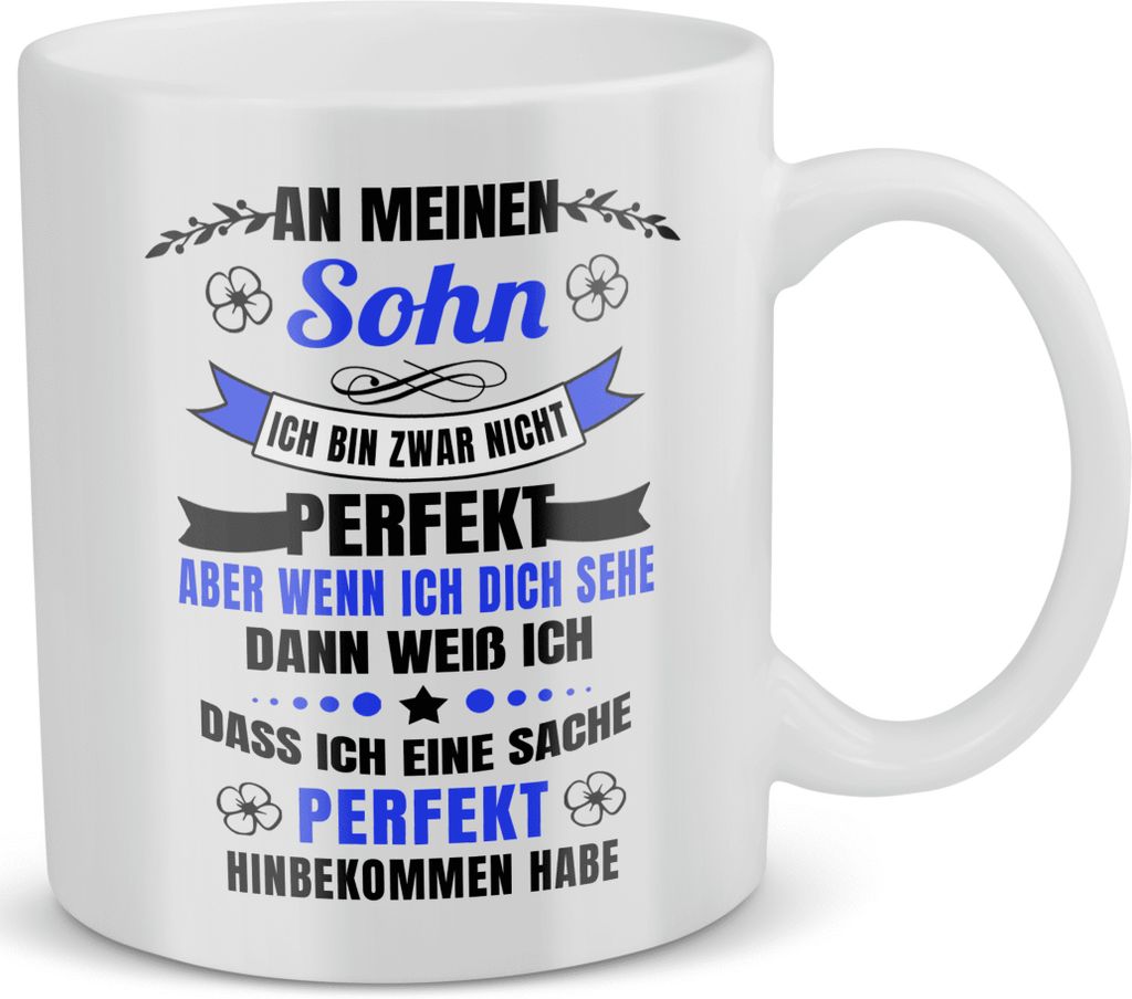 22Feels Sohn Geschenk Geburtstag 18 Jahre Kinder Tasse Teenager Abitur Master Bachelor Uni Abschluss Firmung Konfirmation Meistertitel Weihnachten ...