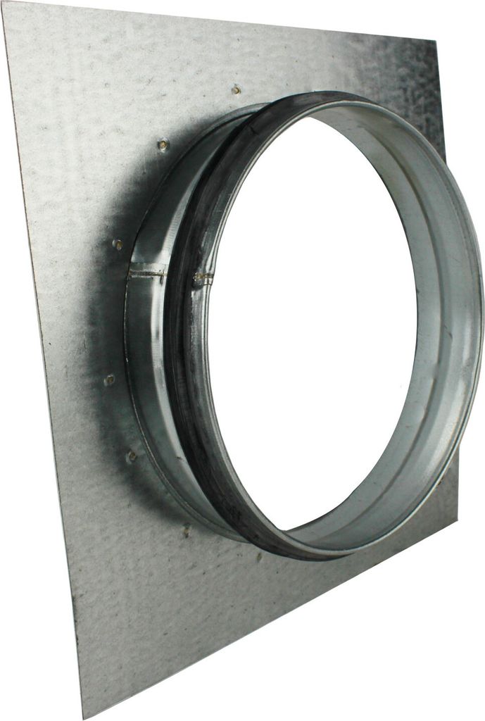 Wandflansch Wickelfalzrohr Flansch Dichtung Wandplatte Lüftung Wand Wickelfalz Ø 200 mm