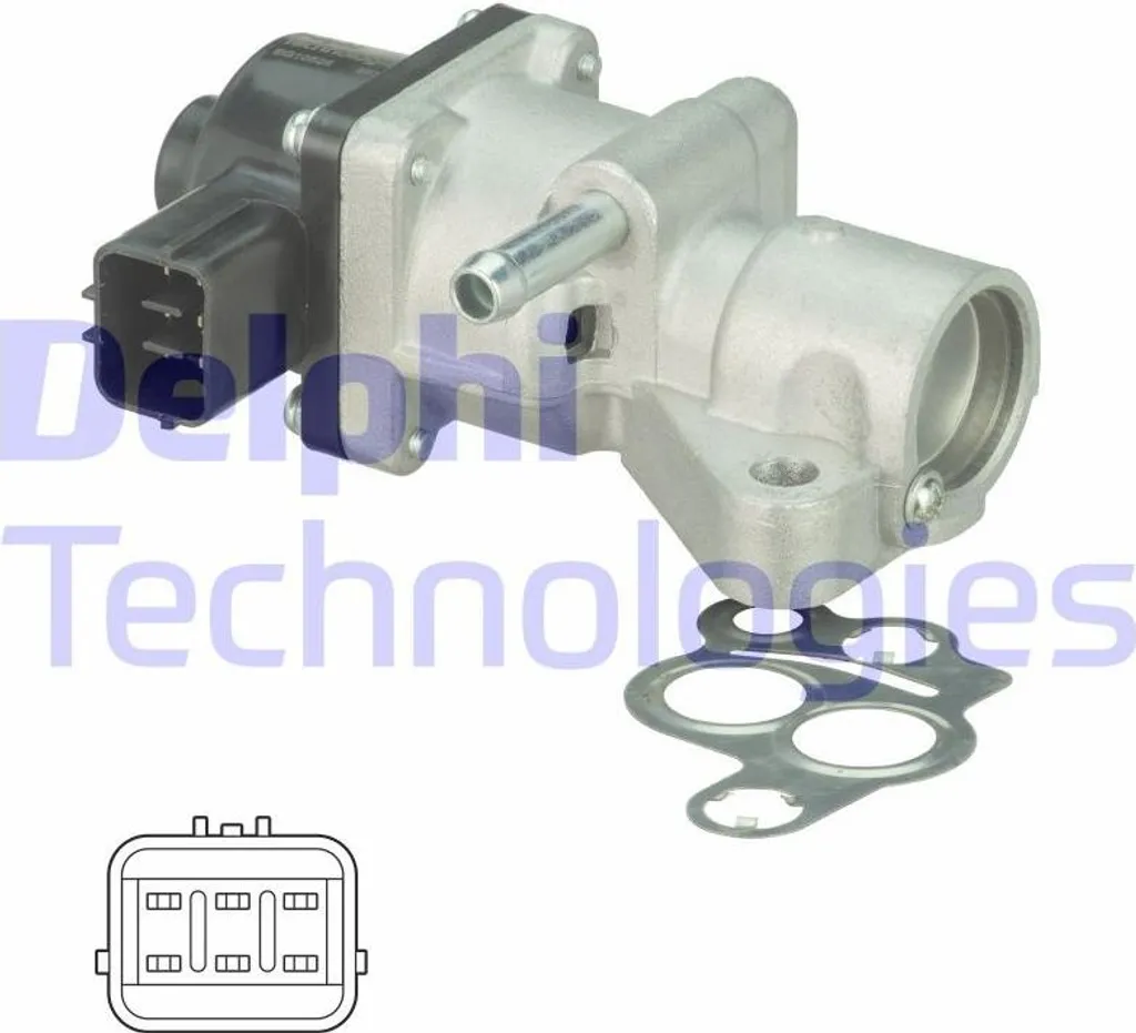 Vanne EGR Delphi EG10526-12B1 pour Mazda MX-5 3 et 2 OE LFE220300