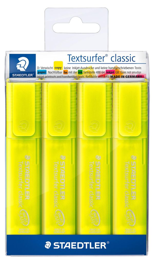 STAEDTLER® 364-1P WP4 Evidenziatore Textsurfer, confezione Immagine del prodotto 