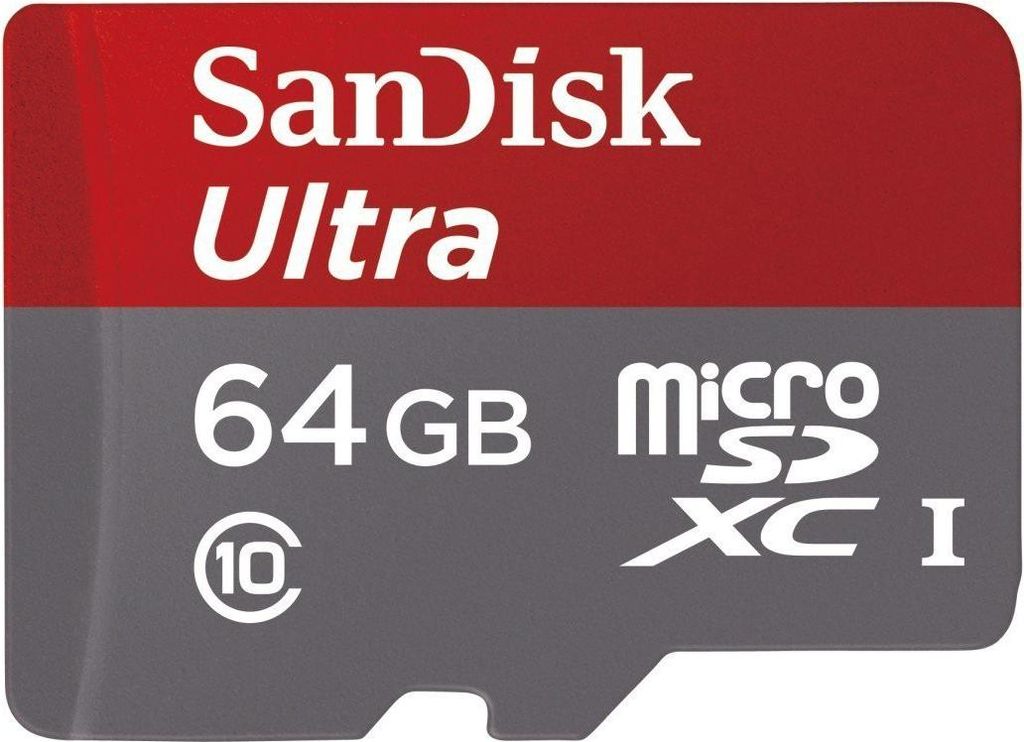 SanDisk Ultra - Flash-Speicherkarte (microSDXC-an-SD-Adapter inbegriffen)