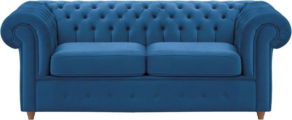2-Sitzer-Sofa Chesterfield Max mit Schlaffunktion-Velluto-11-aveo