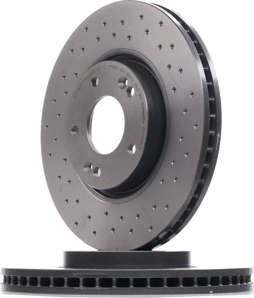 Disque de Frein Haute Performance Brembo 09.A532.2X Perforé et Ventilé