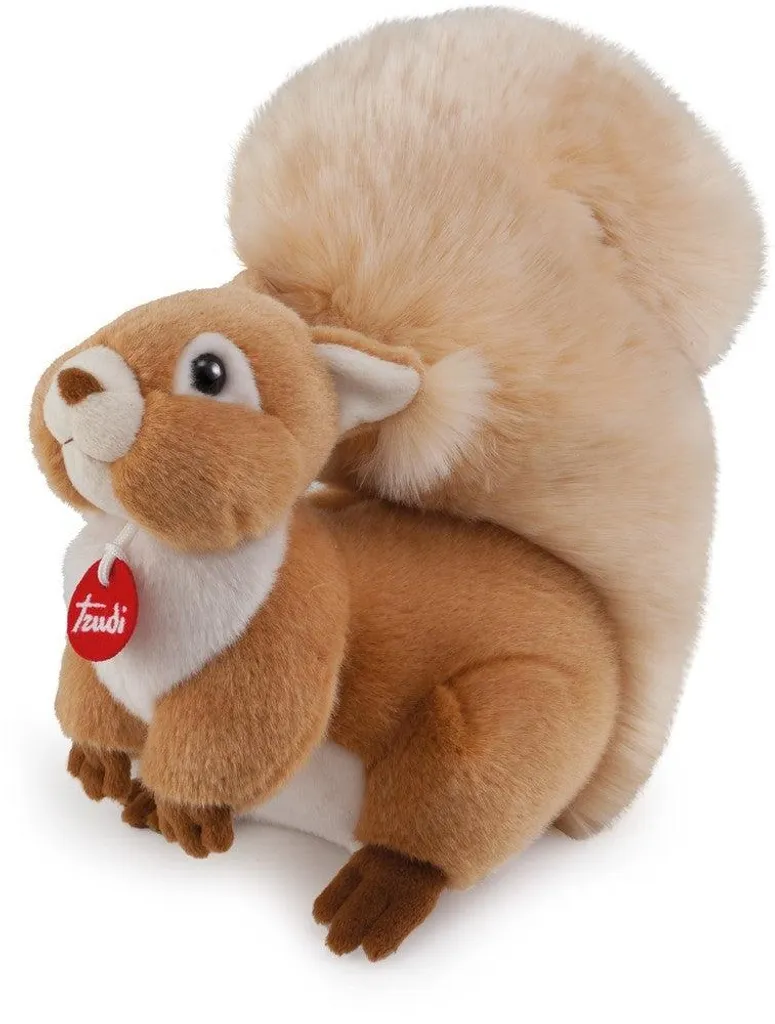 Cadeau de naissance : La mascotte de l'écureuil TRUDI ultra-douce