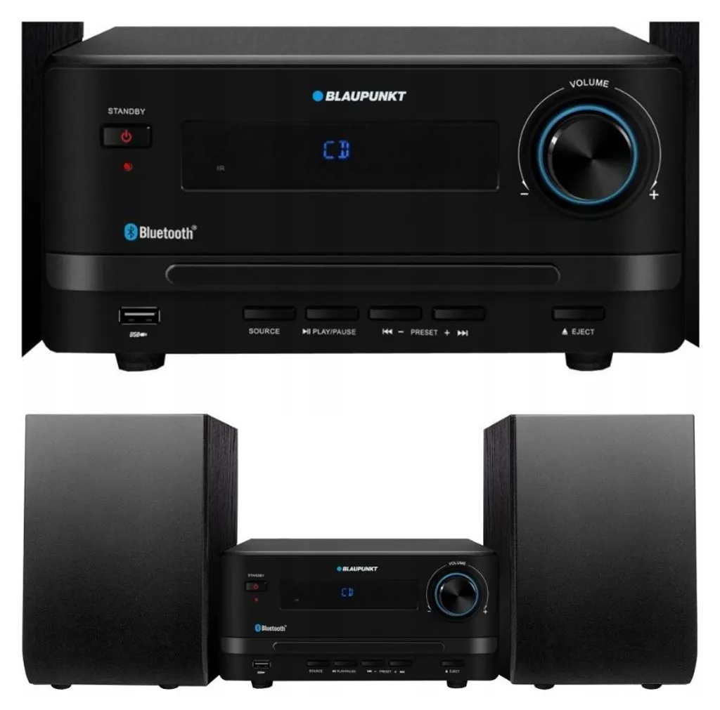 Micro-tour avec Bluetooth MS14BT - Mini chaîne Hi-Fi stéréo compacte - 3