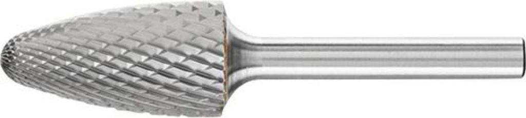 PFERD TOOLS Hartmetall Frässtift Rundbogen RBF Ø 16x30mm Schaft-Ø 6 mm Z4 universal mittel fein
