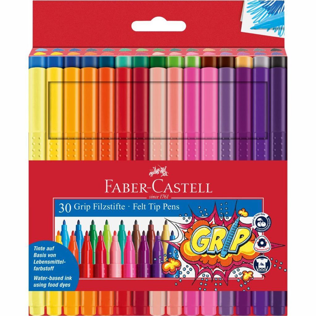 Faber Castell Grip Colour Marker 30 Einheiten One Size
