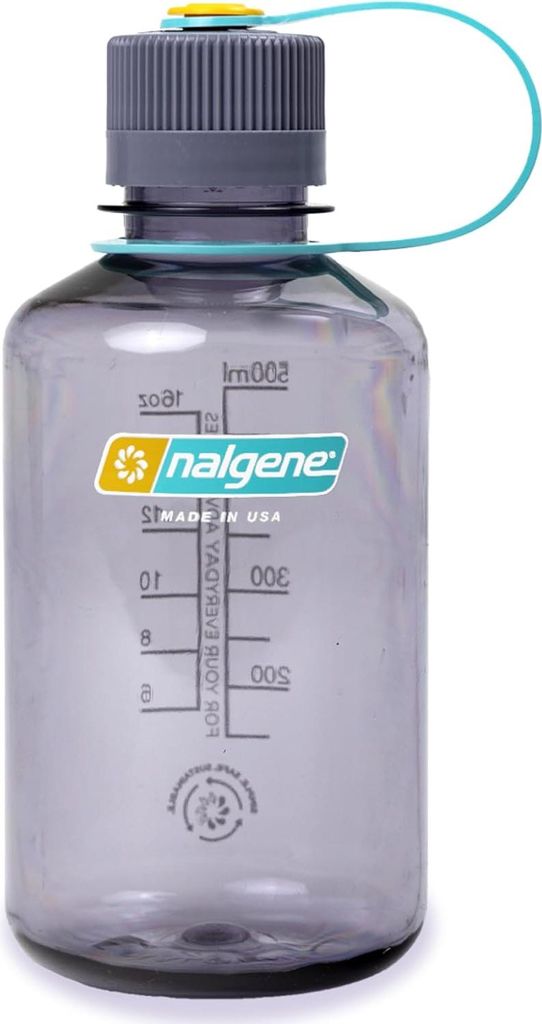 Nachhaltige Trinkflasche Aubergine 0,5 Liter aus recyceltem Material
