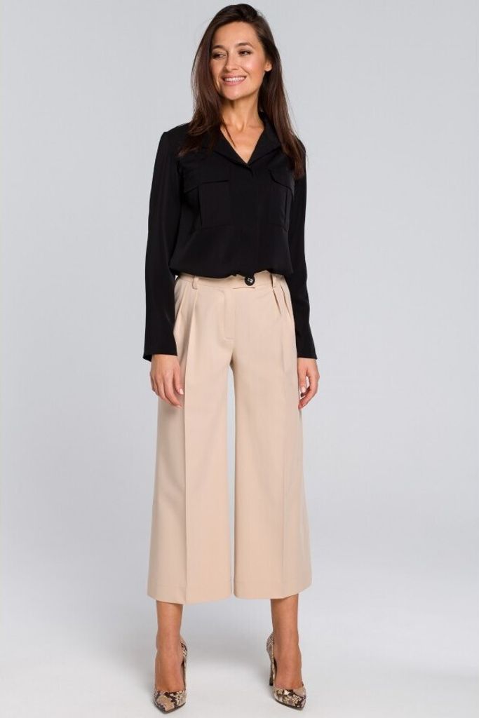 Stylove Elegante Hosen für Frauen Blanchessant S139 beige L