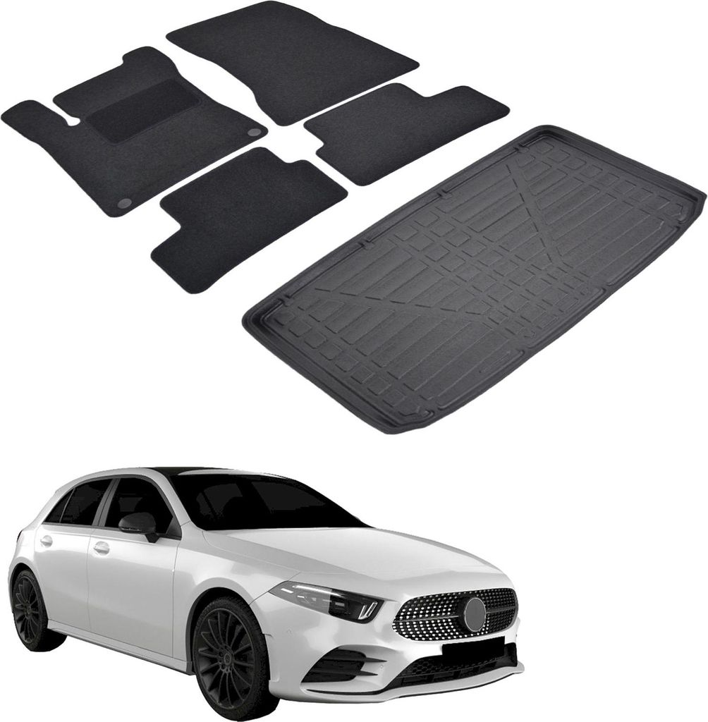 Ensemble Tapis Velours Sur Mesure et Coffre TPE pour Image du produit 