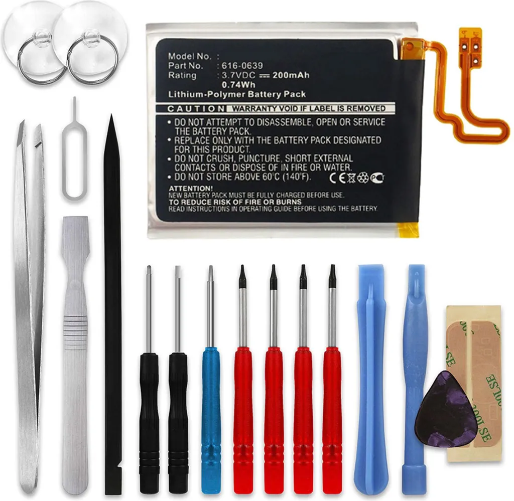 Batteria Compatibile Apple iPod Nano 7G A1446 200mAh Subtel + Tools
