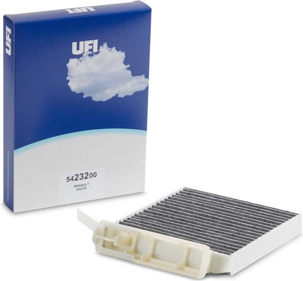 UFI 54.232.00 Innenraumfilter Pollenfilter für RENAULT Clio III Schrägheck (BR0/1, CR0/1) Aktivkohle
