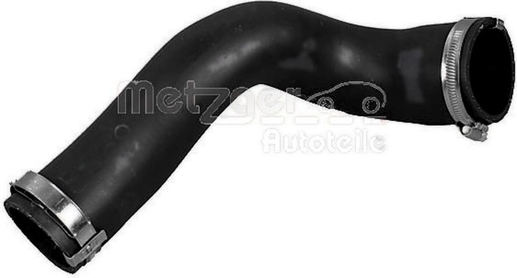 Ladeluftschlauch unten mit Schellen METZGER für u.a. FORD TOURNEO