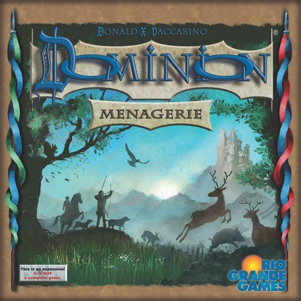Dominion Ménagerie Jeu de Cartes avec Mécanique d'Exil et Cartes Chevaux