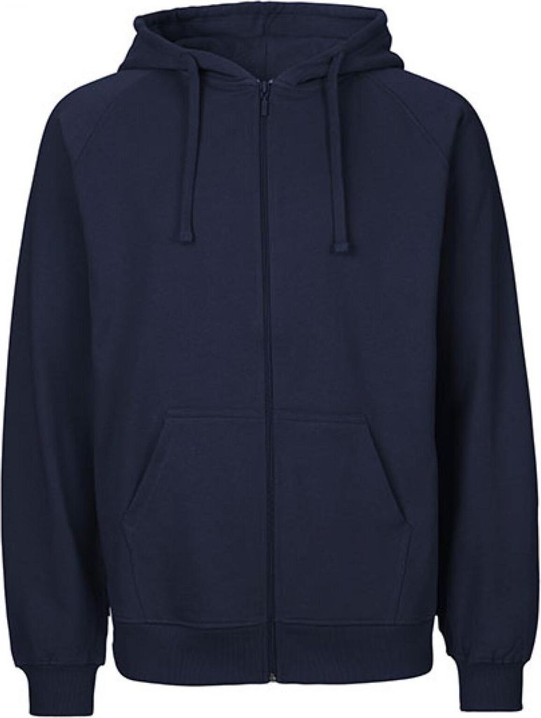 Tiger Baumwolle by Neutral T63301 | Uni Tiger Baumwolle Hoodie With Zipper Kapuzenjacke - Farbe: Navy - Größe: XXL