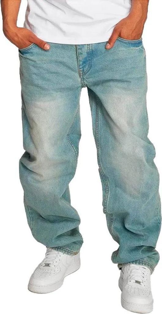 Jeans uomo Ecko Unltd. Hang Loose Fit Jeans in denim blu Immagine del prodotto 