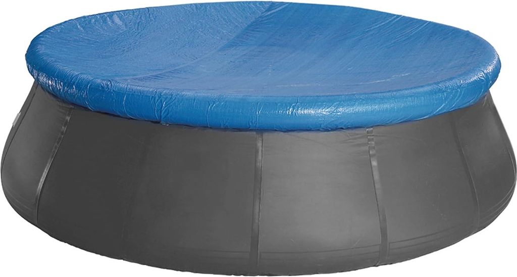 Schwimmbadabdeckung, rund, Abdeckplane für Quick-Up Pool 240 cm, runde Schwimmbadabdeckung, für Schwimmbecken bis 244 cm