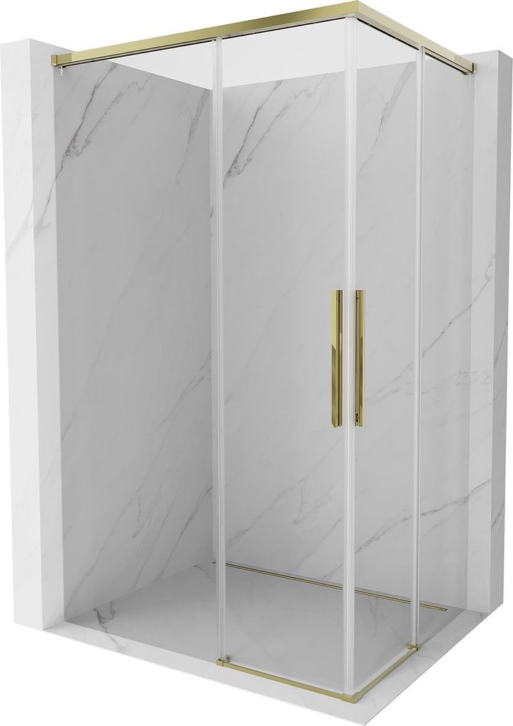 Mexen Rox Duschkabine Schiebetür 90 x 70 cm, transparent, Chrom - 8C2-090-070-01-00