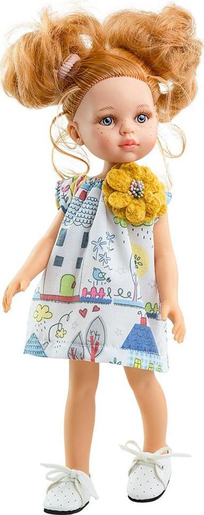Bambola Paola Reina Amigas Dasha con codini 32 cm baby doll Immagine del prodotto 