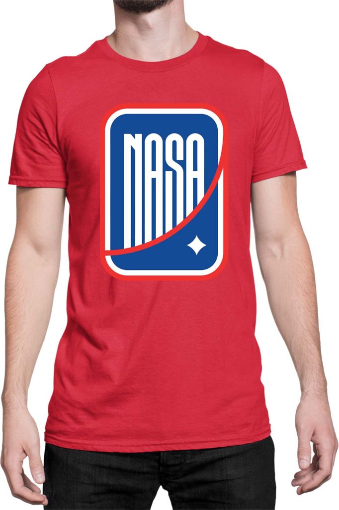 Herren T-Shirt Nasa Space Theme Nasa 007, Man XL / Rot