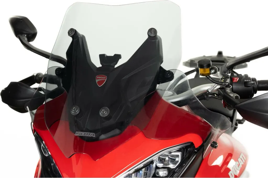 Réduisez les turbulences sur Ducati - Pare-brise Isotta bas teinté 430 mm