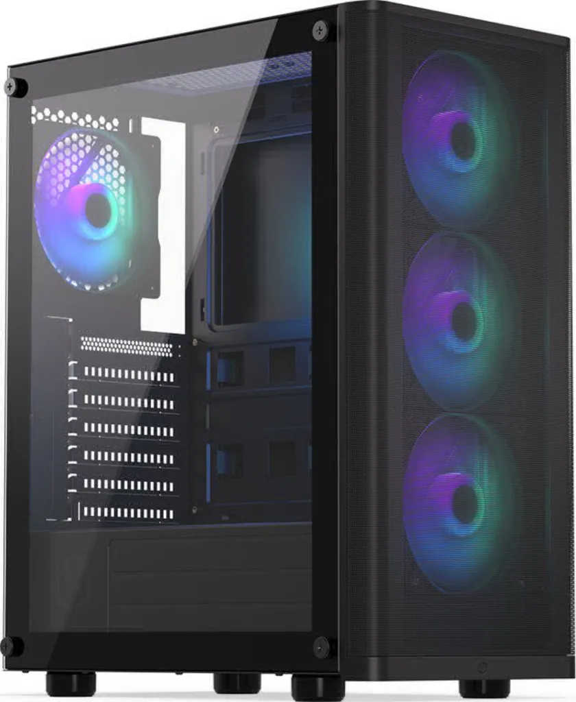 Boîtier PC ENDORFY Ventum 200 ARGB Idéal pour Montage Gaming ATX