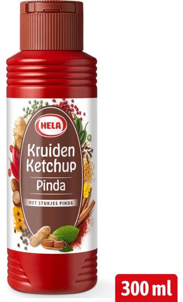 Hela Kruiden Ketchup Pinda 300g – Pikantny sos Zdjęcie produktu 