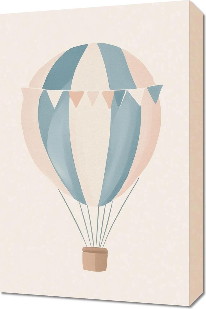 Bild 40x60cm Muster für Kinder, Mädchen und Jungen - Ballon