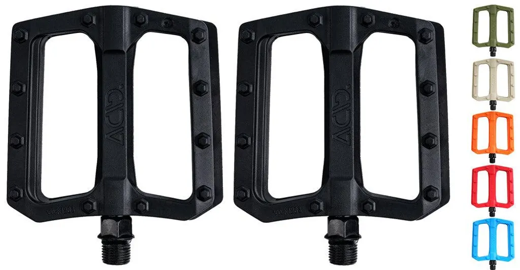 Pédales Acid Flat C3-zp en aluminium CNC avec picots antidérapants