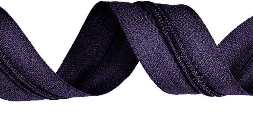 5m Endlos-Reißverschluss 3mm freie Farbwahl, Farbe:174 pflaume