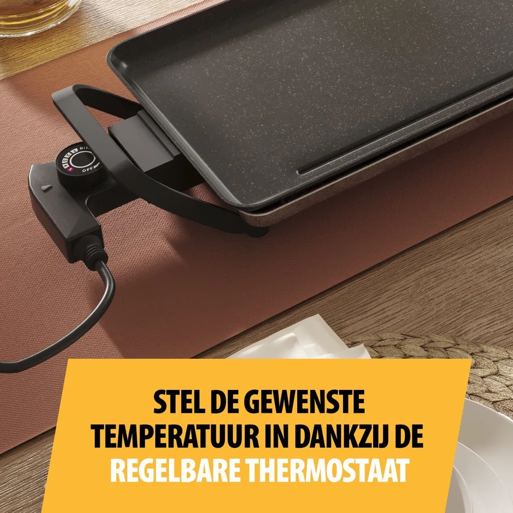 Appareil à grillades d'intérieur Tristar XL pour repas de groupe 90cm