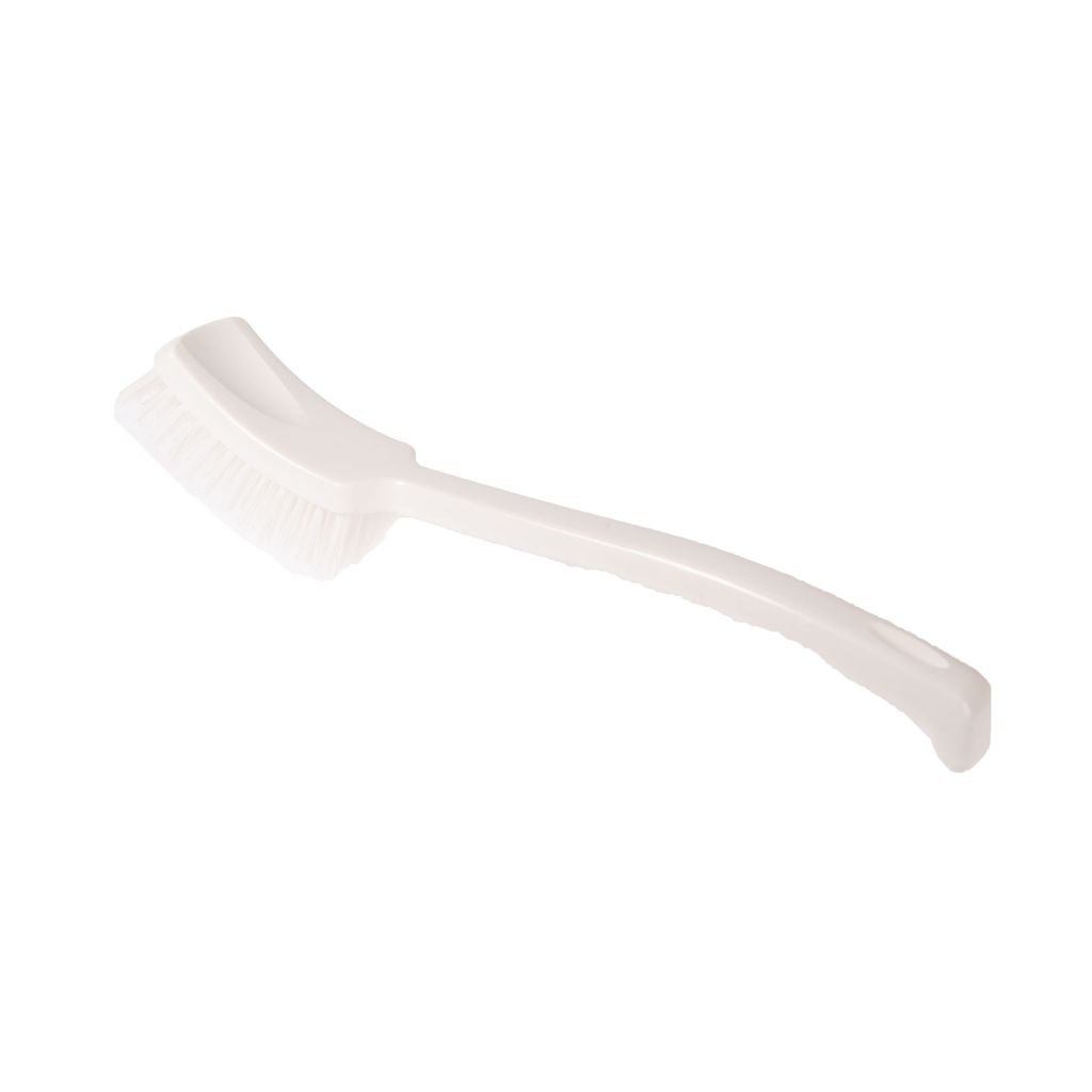 Nölle Hygiene Lange Stielbürste, 40 cm, weiß