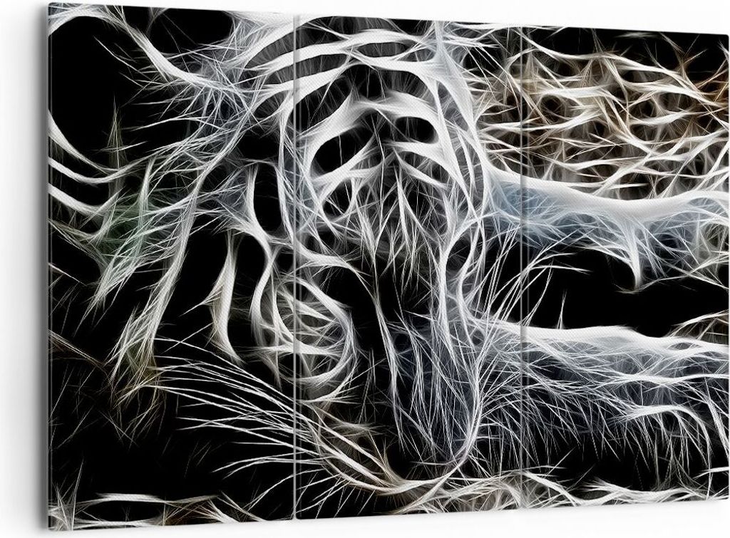 Bild auf Leinwand - Leinwandbild - Abstraktion modern - 165x110cm - Wand Bild - Wanddeko - Leinwanddruck - Bilder - Kunstdruck - Wanddekoration - L...