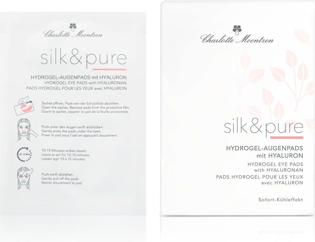 Charlotte Meentzen Silk & Pure Hydrogel-Augenpads 5 Stück