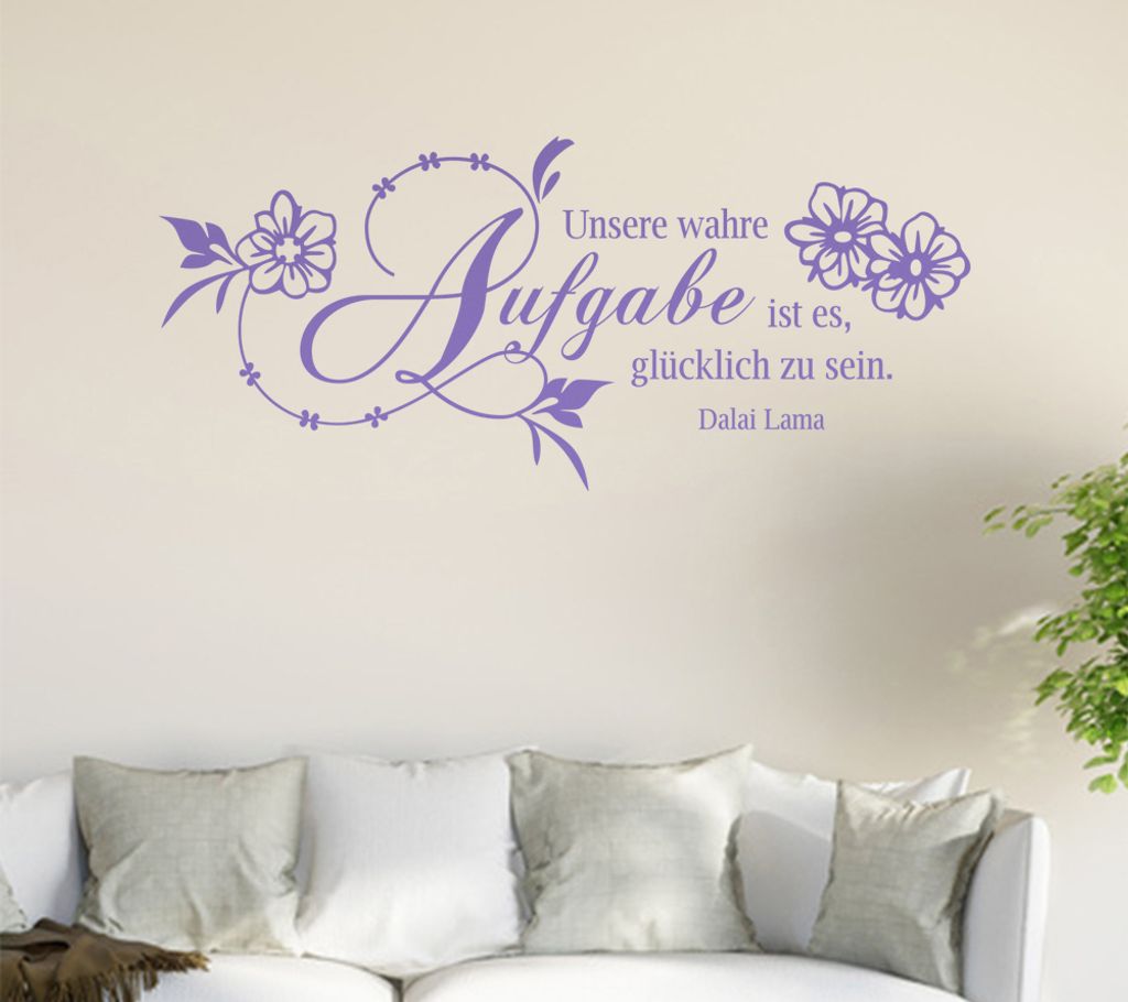 Unsere Wahre Aufgabe... Wandtattoo in 6 Größen - Wandaufkleber Wall Sticker - Dekoration, Küche, Wohnzimmer, Schlafzimmer, Badezimmer