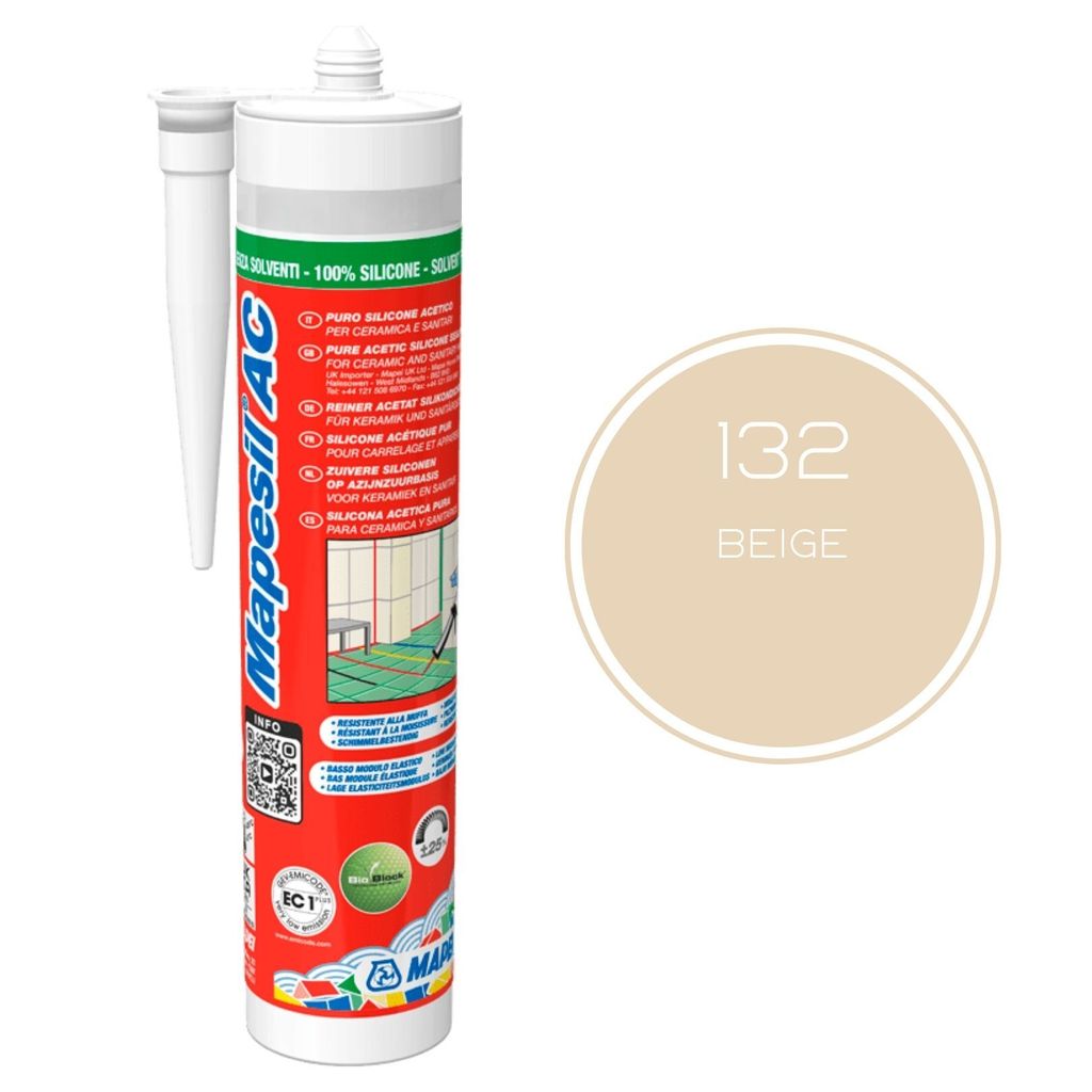 MAPEI® MAPESIL AC 1-Komponenten Fugen-Silikon 132 beige 310 Produktbild 